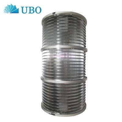 Stainless steel wedge wire rotary screen drum filter for water treatment